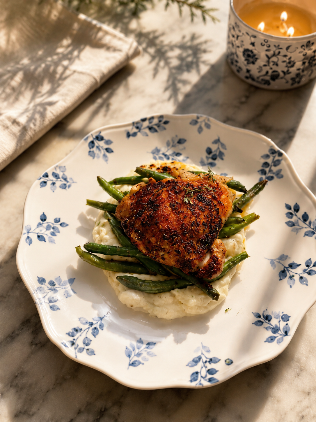 Herb Butter Chicken Thighs